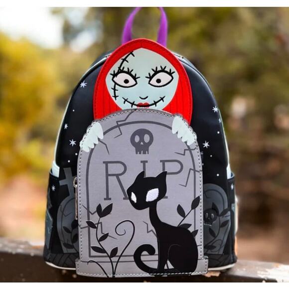 Sally Cemetery Mini Backpack Nightmare Before Christmas - Picture 1 of 5